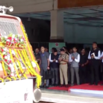 J&K LG Manoj Sinha flags off first dedicated parcel train from Budgam to Delhi for apple growers