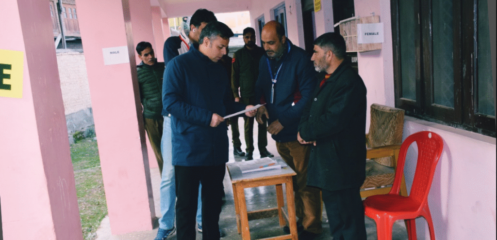 On the ground for democracy: DEO Budgam leads vigilant polling review across 27–AC