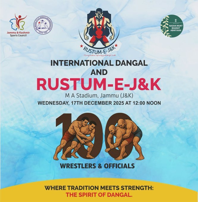 Jammu gears up for Mega Dangal 2025