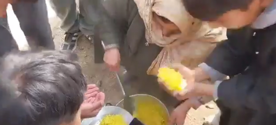 Elderly woman inspires youth at TA recruitment rally