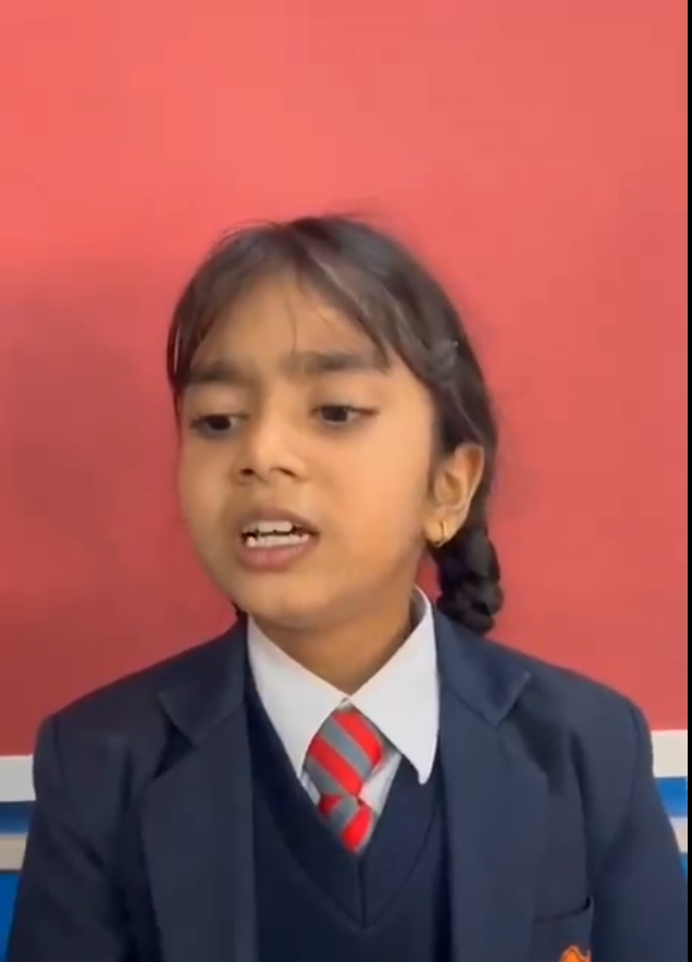 Army Public School student performs Vande Mataram in Udhampur