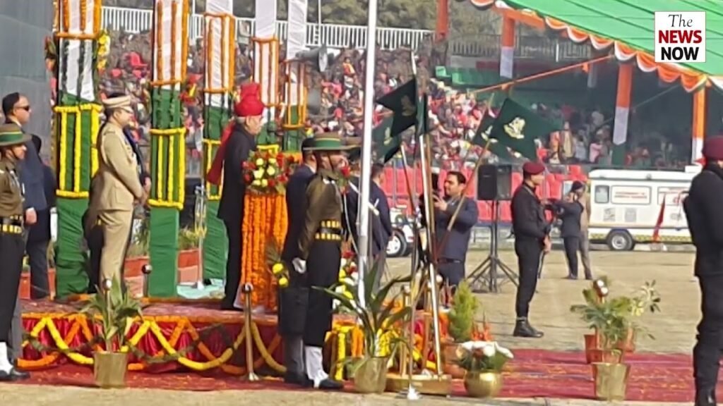 J&K LG Manoj Sinha hoists flag at Maulana Azad Stadium, inspiring patriotism