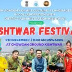 Kishtwar Festival to showcase culture, art and heritage at Chowgan ground