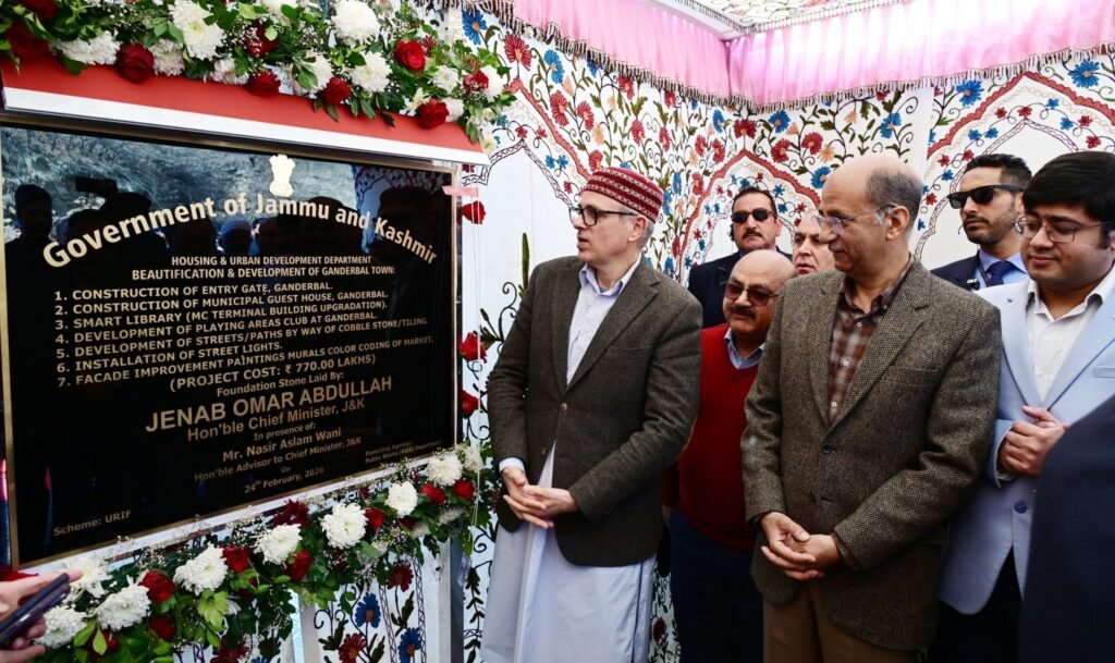 CM Omar Abdullah launches ₹84.41 Cr projects in Ganderbal