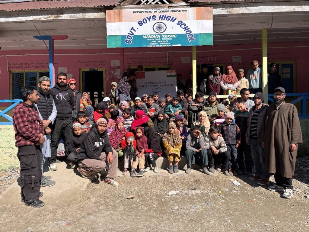 WinterTuition2026 empowers 294 students in Keran sector