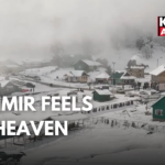 Watching Heaven Live: Delhi Tourists Experience Snowfall in Kashmir
