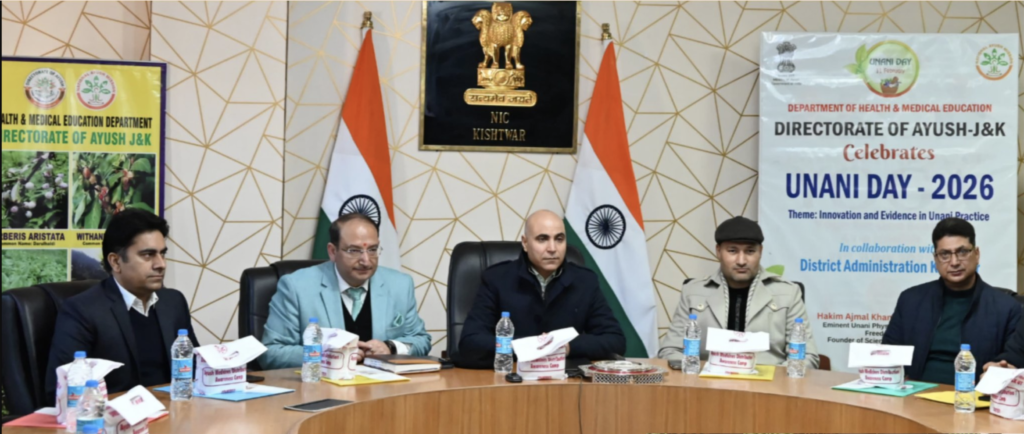 World Unani Day 2026 celebrated in Kishtwar to promote Unani system of medicine