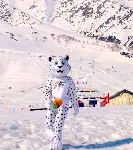 Lively Mascot lights up Gulmarg at Khelo India Winter Games