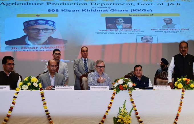 Agriculture offers huge potential for startups and entrepreneurship in J&K: CM Omar Abdullah
