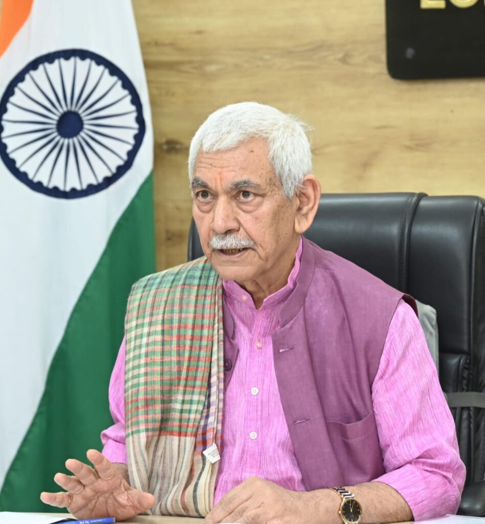 LG Manoj Sinha chairs high-level meeting to review security situation in J&K