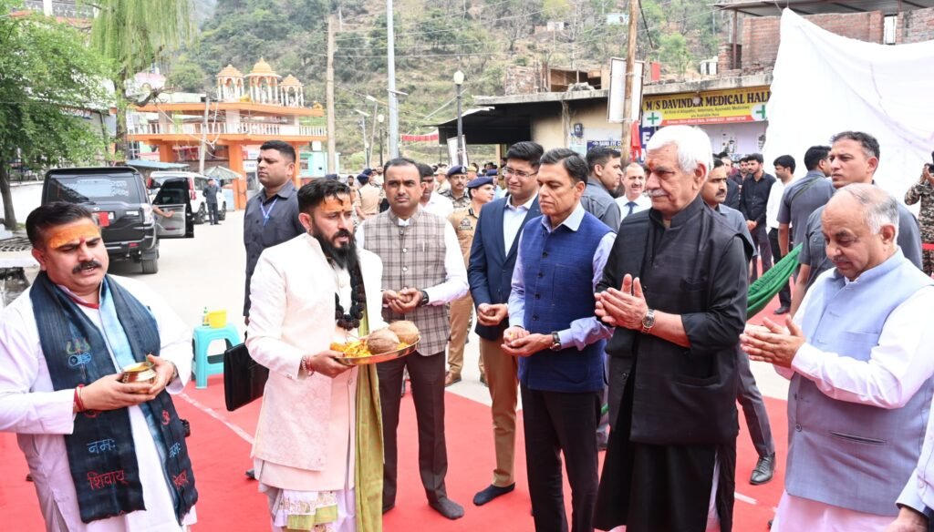 LG Manoj Sinha unveils Shiv Khori Shrine infrastructure