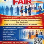 Job Fair to be held in Samba on March 14, 2026
