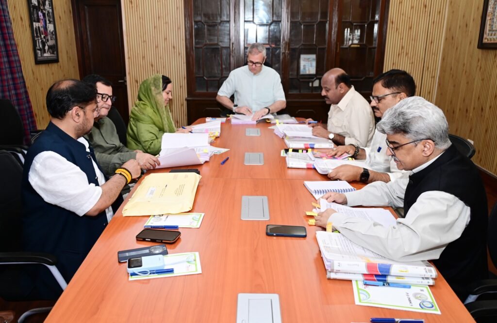 CM Omar Abdullah chairs key cabinet meeting in Jammu