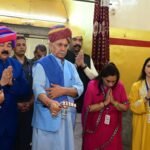 J&K LG Manoj Sinha at Raghunath Aarti in Jammu