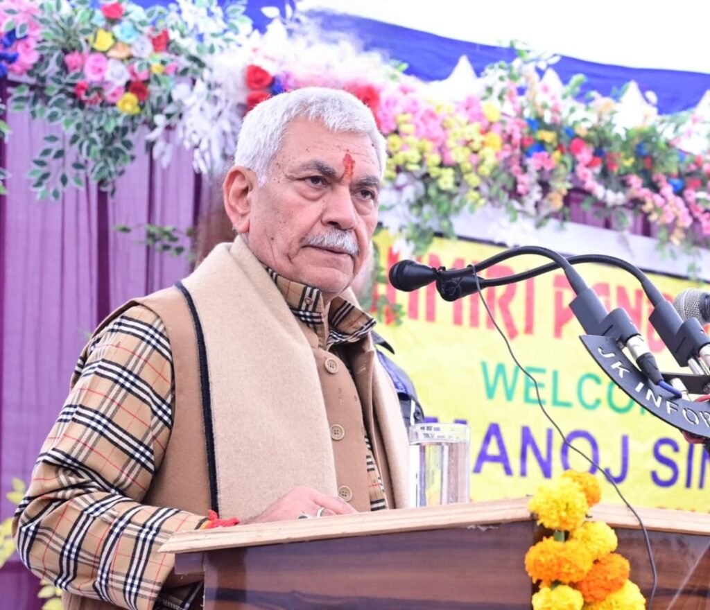 LG Manoj Sinha extends heartfelt Eid-ul-Fitr greetings to people of J&K