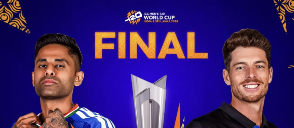 India vs New Zealand set for ICC Men’s T20 World Cup 2026 final