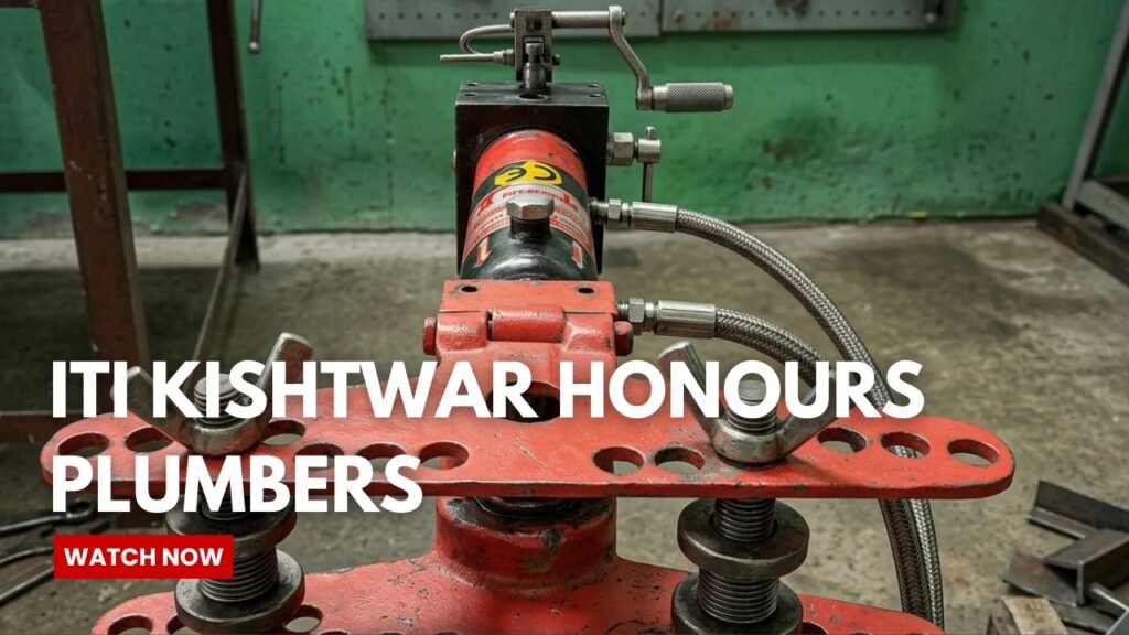 World Plumbing Day: “Society Is Incomplete Without Plumbers,” Says ITI Kishtwar