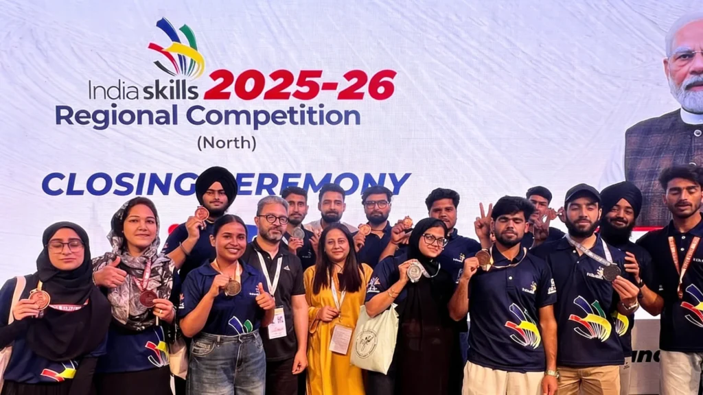 J&K excels: Jasir Bhat bags Bricklaying Gold