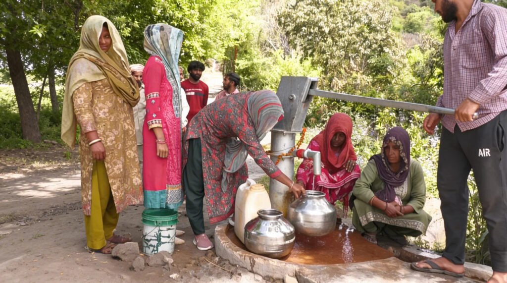 New borewell installed in Udhampur village, ends water scarcity for 300 households