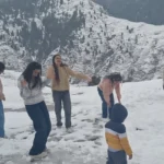 Snow transforms Bani into scenic paradise