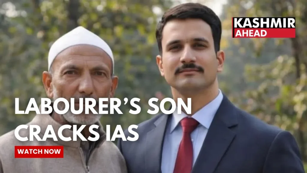 J&K’s Towseef Ahmad Balances Job and UPSC Prep to Achieve IAS Dream