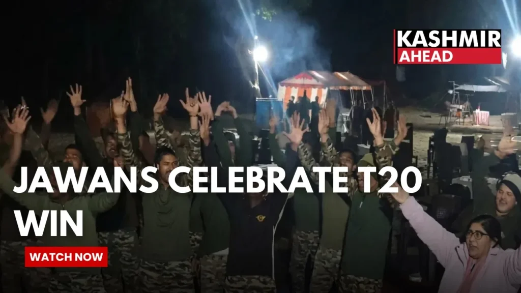 Nation Celebrates: CRPF Jawans Watch India’s T20 World Cup Triumph with Locals