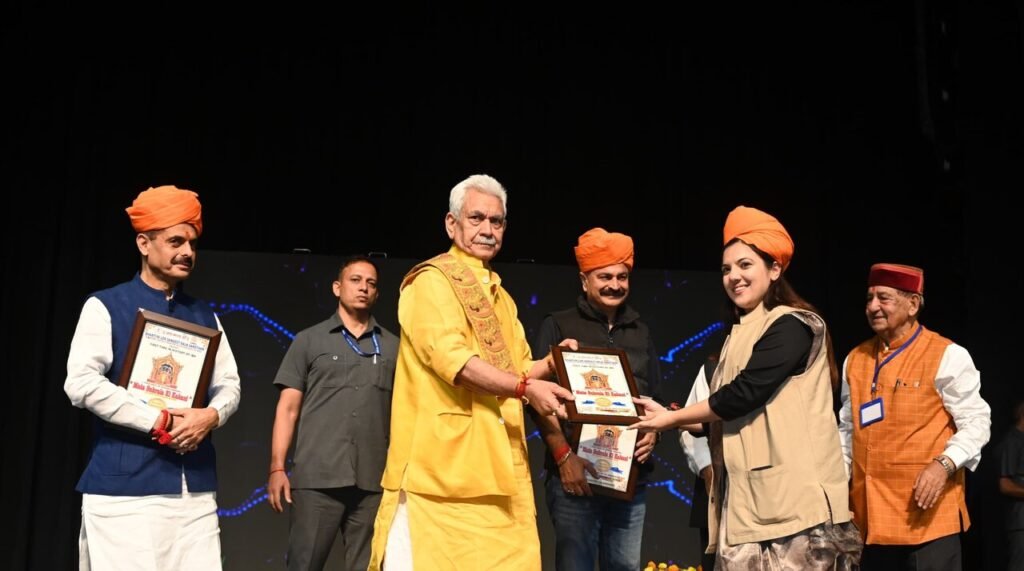 LG Manoj Sinha urges youth to lead nation-building at Mata Sukrala Devi Opera in Jammu