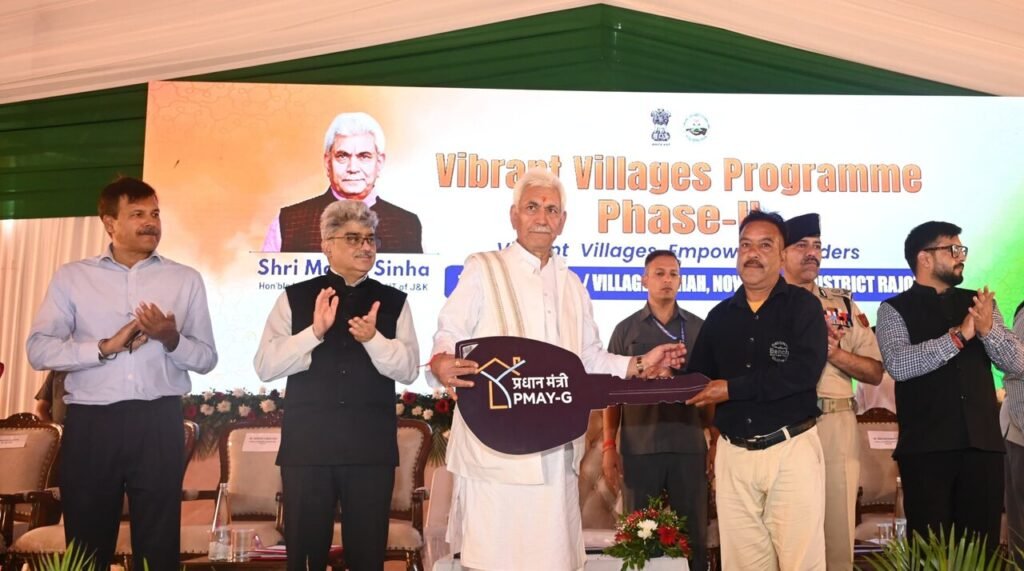 LG Manoj Sinha leads border growth in Rajouri