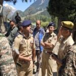 SSP Ganderbal Sudhanshu Dhama inspects Baltal, Domail track for  Shri Amarnath Ji yatra