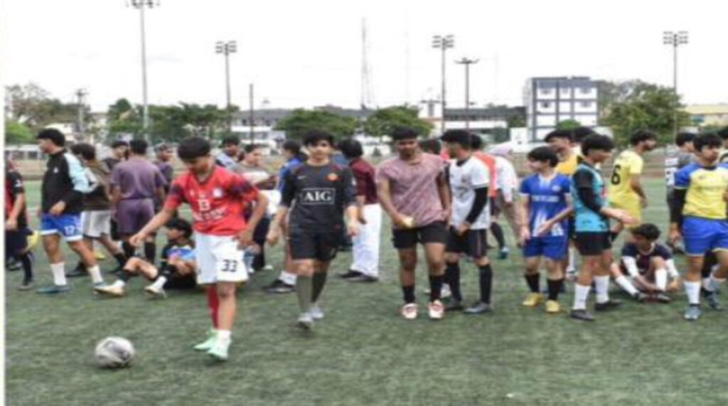 Strong turnout marks day 2 of U-20 football trials in J&K