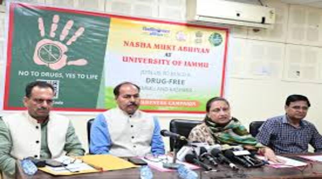 University of Jammu launches 100-day Nasha Mukt Bharat Campaign