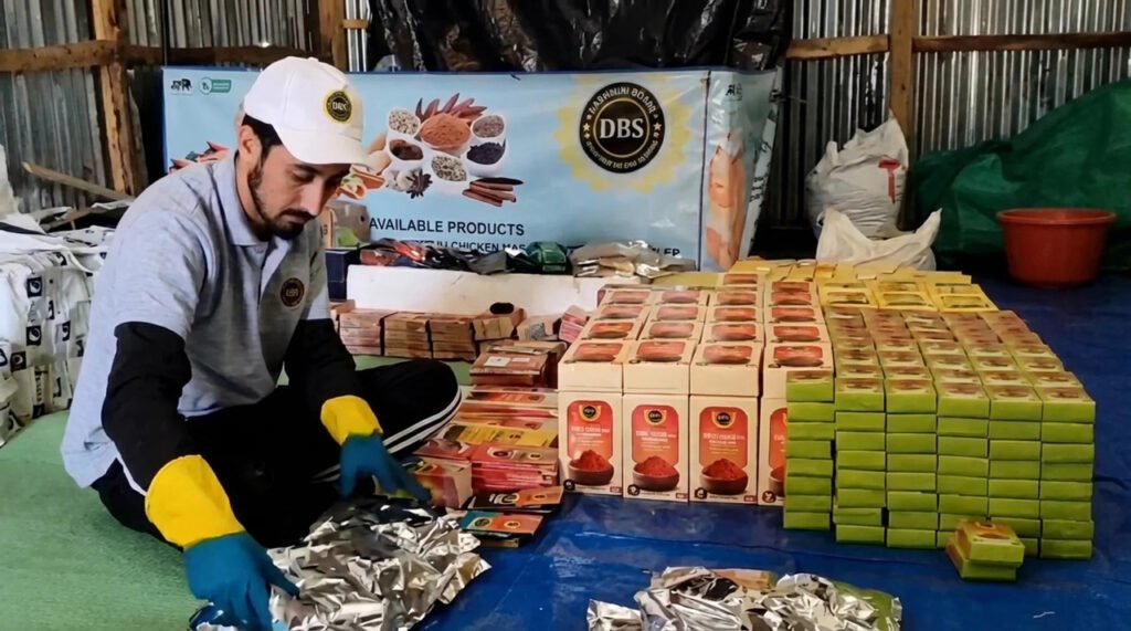 PMEGP empowers Budgam youth: Zubair Ahmed Drabu builds successful spice unit in Banihal