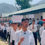 Students lead Anti-Drug rally at HSS Salwan Mendhar