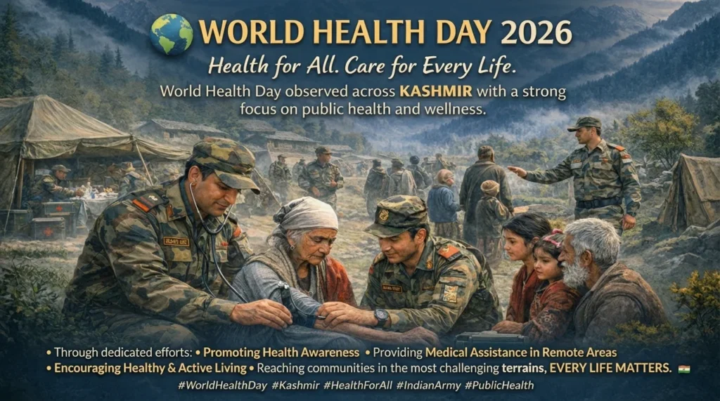 World Health Day observed across Kashmir with focus on public health and wellness
