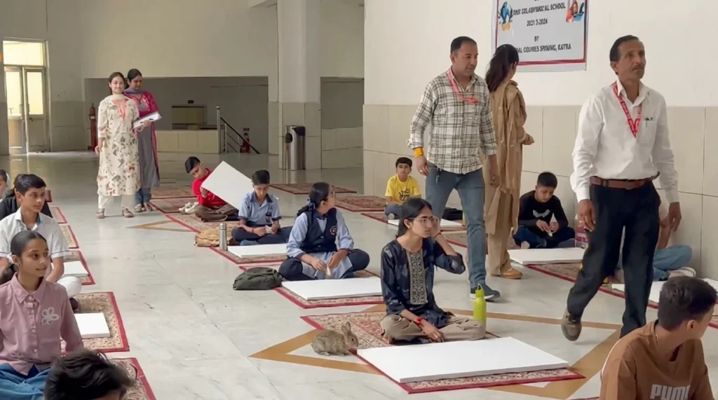 SMVDSB holds Katra painting contest on heritage & environment