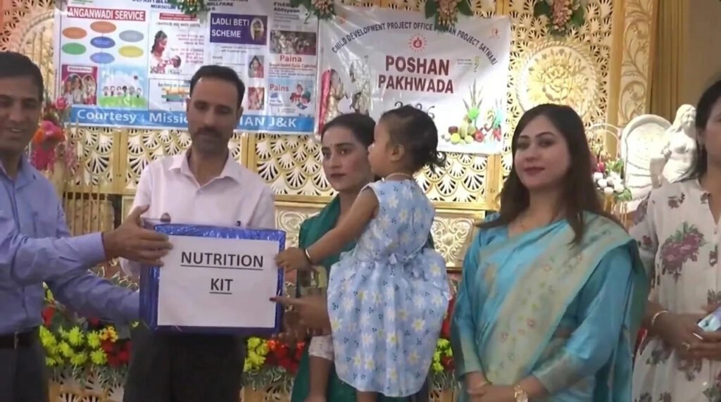Poshan Pakhwada 2026 observed at Satwari, focus on maternal & child nutrition