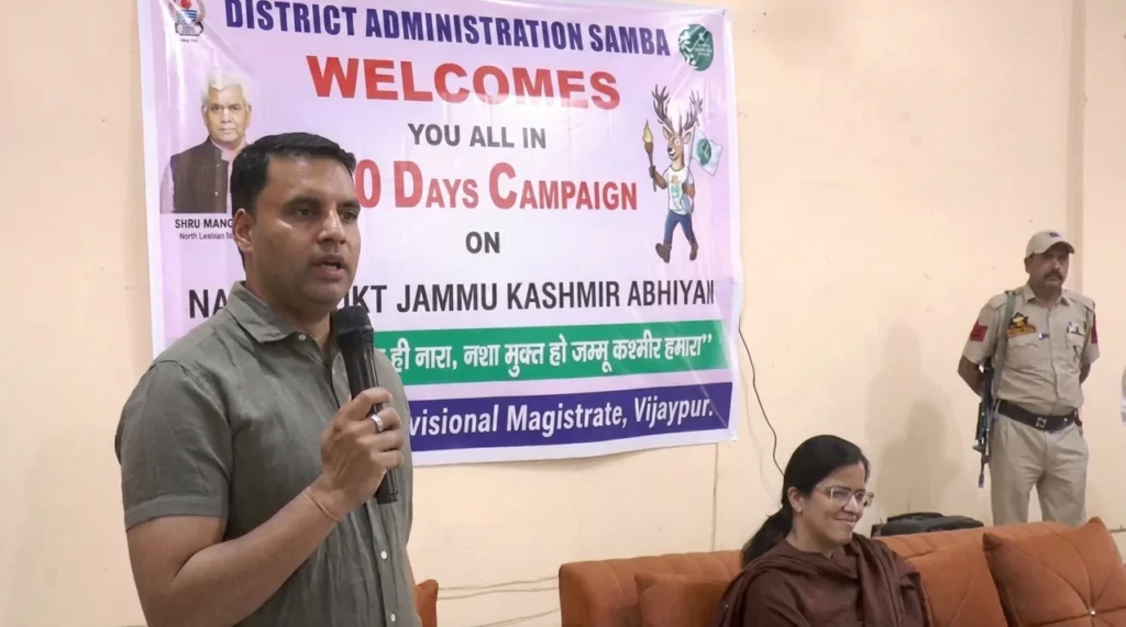 Samba hosts awareness camp under 100-Day Nasha Mukt J&K campaign