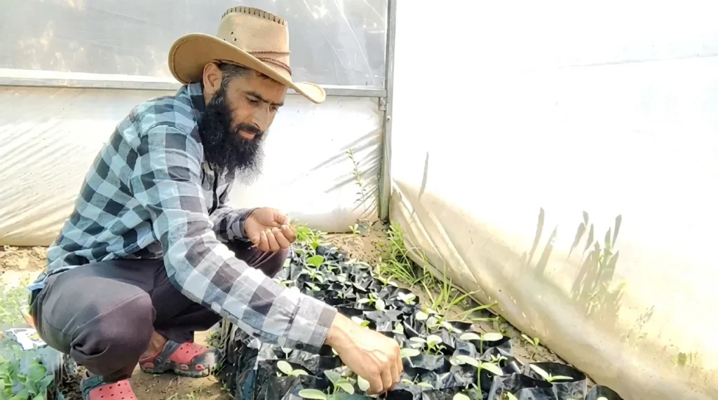 Banihal youth transforms barren land into model scientific farm in J&K