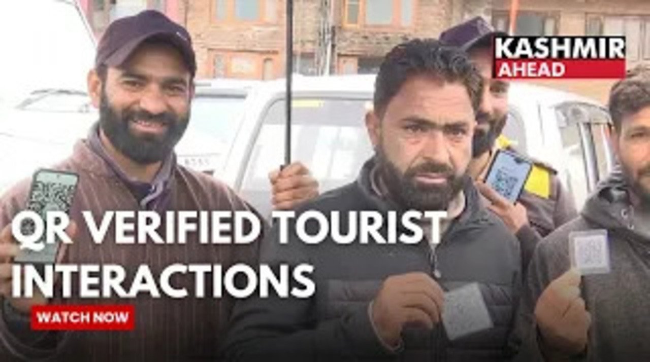 QR Code System in Pahalgam: Tourists to Meet Only Verified Locals