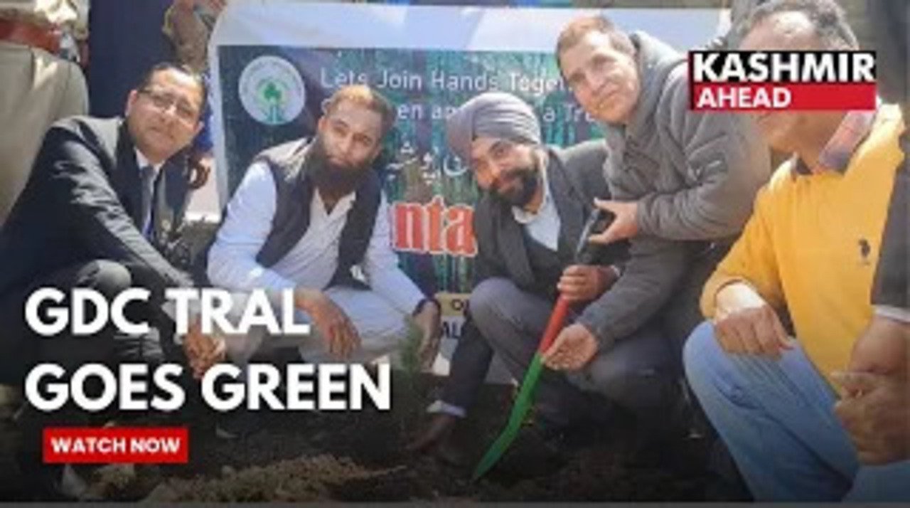 GDC Tral Becomes First ‘Green Campus’ Under J&K Plantation Drive