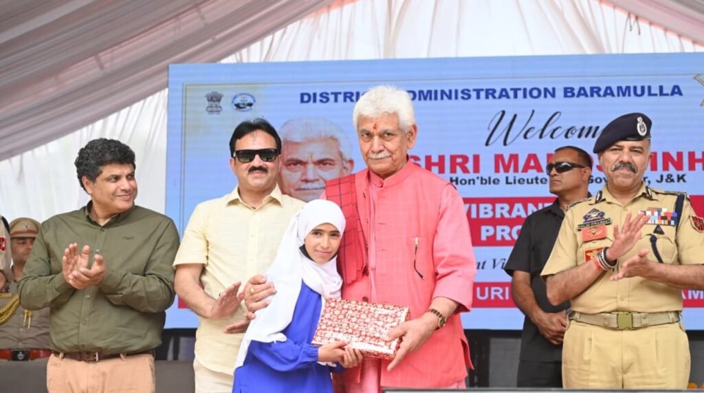 Border villages connected to development: LG Sinha