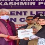LG Manoj Sinha hands over appointment letters to newly recruited constables in Srinagar