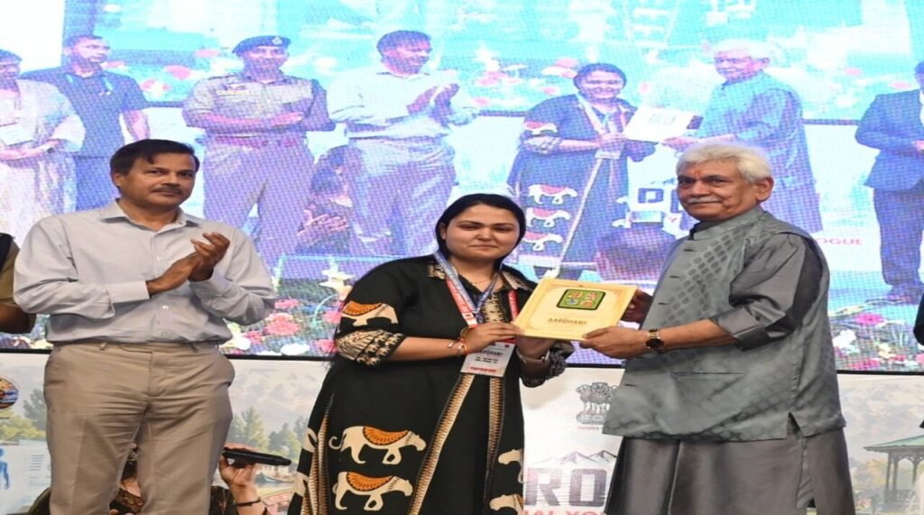 LG Manoj Sinha inaugurates National Youth Festival in Srinagar