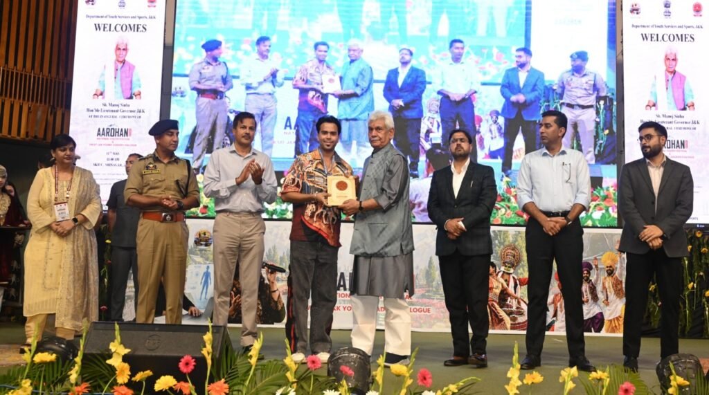 National Youth Festival Aarohan 2026: “History never made by those who waited for permission”: LG Manoj Sinha
