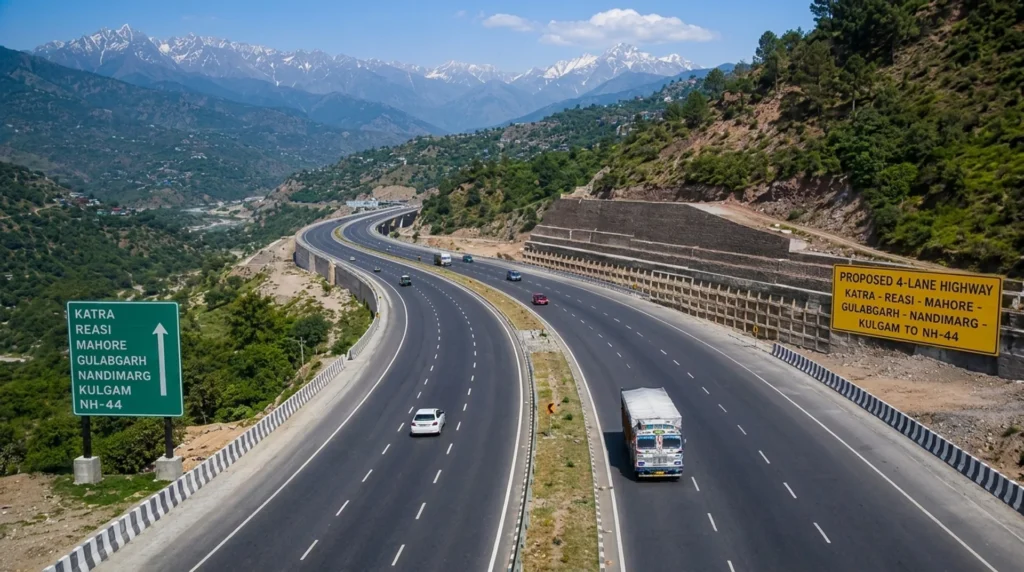 NHAI plans 4-lane Katra-Kulgam corridor to boost connectivity in J&K