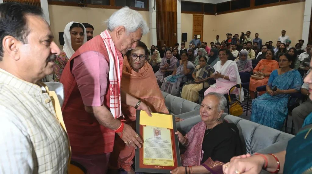 Manoj Sinha highlights women empowerment at Lal Ded National Award Ceremony