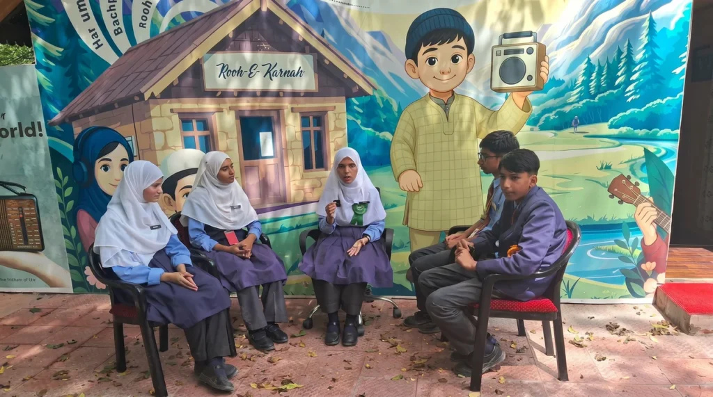 Army Goodwill School Hajinar students share inspiring success story through educational podcast