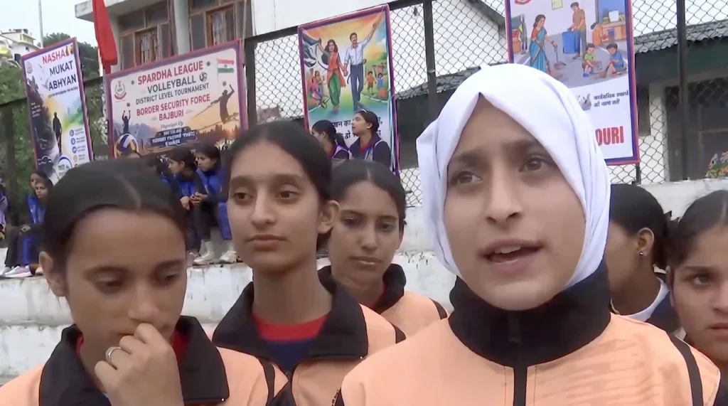 BSF organises Volleyball Tournament in Rajouri to promote sports and drug-free youth culture