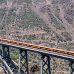20-coach Vande Bharat Express crosses Chenab Rail bridge on Jammu–Srinagar Route | highest rail bridge