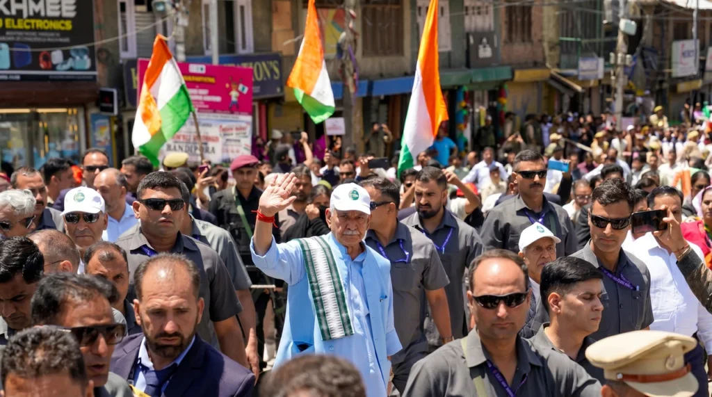 LG Manoj Sinha orders massive crackdown on narco-terror in J&K